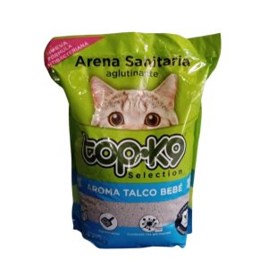 ARENA TOP K9  AROMA TALCO DE BEBÉ BOLSA 2 KILOS